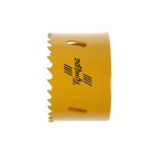 Коронка биметаллическая ТУНДРА, 67 мм, M16 с дополнительной фиксацией - Фото 4