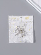 Карабин металлический «Кошка», 42×17 мм / 8×2.2 мм, 5 шт., металл под серебро - Фото 7