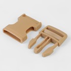 Фастекс 25 мм, нагрузка до 15 кг, 10 шт., цвет песочный, цена за 1 набор - Фото 2