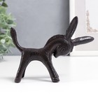 Фигурка чугун, подставка для колец «Ослик», 10×4×12.5 см - Фото 4