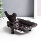Фигурка-мыльница чугун «Птица», подставка для мелочей, 9×11×15 см - Фото 2