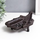 Фигурка-мыльница чугун «Птица», подставка для мелочей, 9×11×15 см - Фото 3