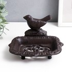 Фигурка-мыльница чугун «Птица», подставка для мелочей, 9×11×15 см - Фото 4