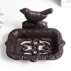 Фигурка-мыльница чугун «Птица», подставка для мелочей, 9×11×15 см - Фото 5