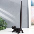 Фигурка чугун, держатель для полотенец бумажных «Собака», 30×7×14 см - Фото 3