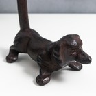 Фигурка чугун, держатель для полотенец бумажных «Собака», 30×7×14 см - Фото 5