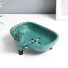 Фигурка - мыльница чугун «Воробушек», патина, 7.2×12.8×10 см - Фото 2