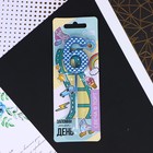 Свеча для торта, цифра «6», синяя, 4×13 см - Фото 5