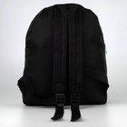 Рюкзак текстильный со шнуровкой, цвет чёрный - Фото 7