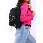 Рюкзак текстильный со шнуровкой, цвет чёрный - Фото 9