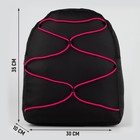 Рюкзак текстильный со шнуровкой, цвет чёрный - фото 10780763