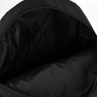 Рюкзак текстильный со шнуровкой, цвет чёрный - фото 10780769