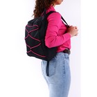 Рюкзак текстильный со шнуровкой, цвет чёрный - Фото 10