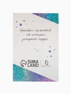 Брошь «Цветочный венок» васильки, голубая в серебре - Фото 6