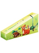 Самокат GRAFFITI «В лесу», колёса PU 110/80 мм, ABEC 7, цвет зелёный - Фото 11