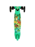 Самокат GRAFFITI «В лесу», колёса PU 110/80 мм, ABEC 7, цвет зелёный - Фото 10