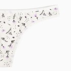 Трусы женские стринги, цвет белый, размер 46-48 (XL) - Фото 9