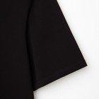 Футболка мужская MINAKU SLIM FIT: цвет чёрный, р-р 50 7878720