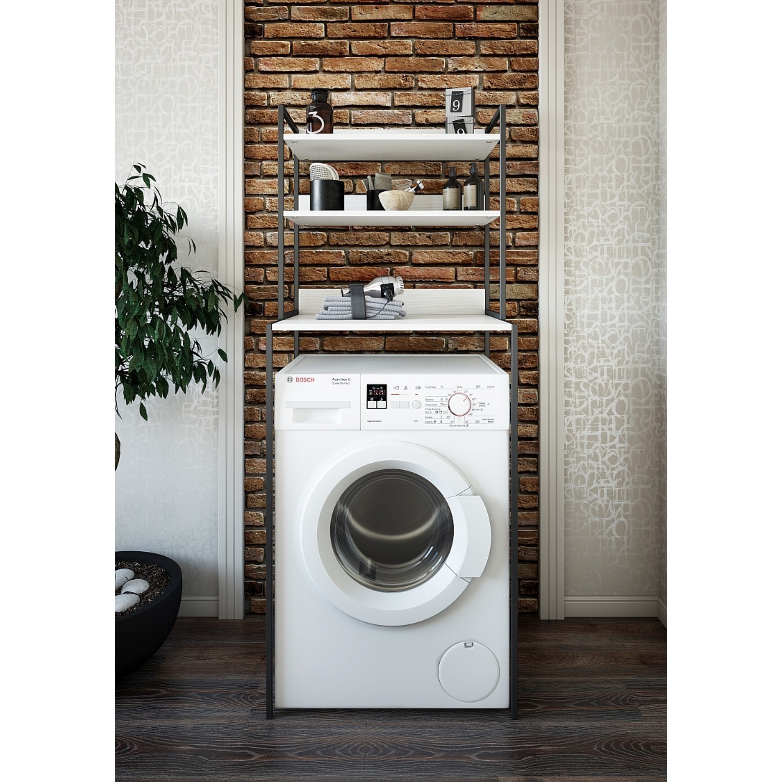 Полка в ванную над стиральной машиной