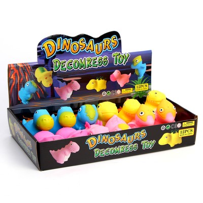 Мялка «Динозавр» с пастой, виды МИКС