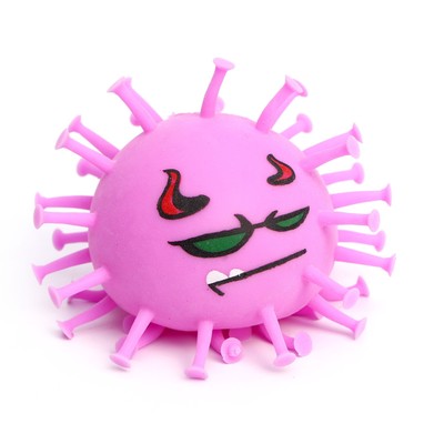 Мялка «Вирус» с гидрогелем, цвета МИКС