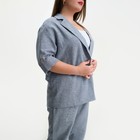 Пиджак женский MIST plus-size, размер 52, цвет голубой 7892585 - фото 14050529