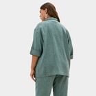 Пиджак женский MIST plus-size, размер 54, цвет зелёный - Фото 2