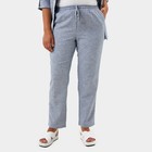 Брюки женские MIST plus-size, размер 52, цвет голубой - Фото 2