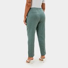 Брюки женские MIST plus-size, размер 50, цвет зелёный - Фото 3
