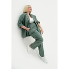 Брюки женские MIST plus-size, размер 50, цвет зелёный - Фото 5