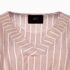 Платье женское на кулиске MIST plus-size, размер 56, цвет бежевый - фото 804870414