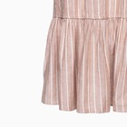 Платье женское на кулиске MIST plus-size, размер 56, цвет бежевый - фото 804870416