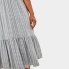 Платье женское на кулиске MIST plus-size, размер 56, цвет серый - Фото 3