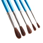 Набор кистей Пони 5шт (№1,2,3.4,5) , Холодное сердце  (артикул 7583443)  большой выбор товаров оптом и в розницу по низким ценам с доставкой