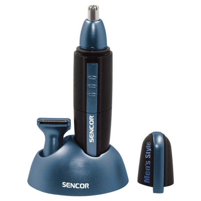 Триммер Sencor SNC 101BL, для носа/ушей, 1хАА, чёрный - Фото 1