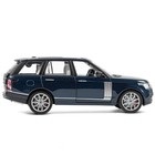Машина металлическая Range Rover 1:26, открываются двери, капот, багажник, свет и звук, цвет синий перламутр - Фото 7