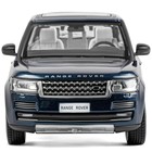 Машина металлическая Range Rover 1:26, открываются двери, капот, багажник, свет и звук, цвет синий перламутр - Фото 9