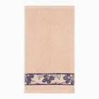 Комплект полотенец махровых 30х50см, кремовый/кремовый прованс, махра 400г/м, хл100% - Фото 2