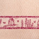 Комплект полотенец махровых 30х50см, кремовый/кремовый прованс, махра 400г/м, хл100% - Фото 4