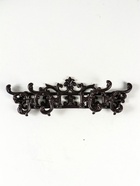 Настенные крючки декоративные «Геральдическая лилия с листьями», чугун, 13.6×12.8×38 см - Фото 1