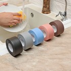 УЦЕНКА Бордюрная лента для ванны и раковины, черная, 2.2 см×3.2 м - Фото 3