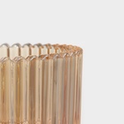 Сахарница Доляна «Царская», 250 мл, 10.5×12.5 см, стекло, золотая - Фото 4