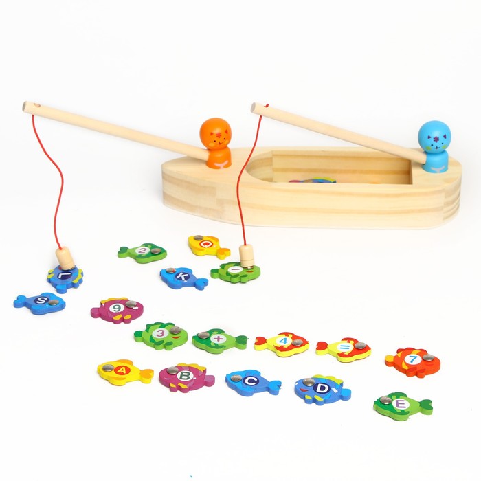 Детский развивающий набор «Рыбалка из лодки» 28,5 × 4,5 × 15 см - фото 1898667538