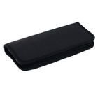 Набор кистей художественных, синтетика, 10 штук, круглые, плоские, в пенале на молнии, международный размер 7711356