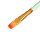 Набор кистей для рисования, синтетика, 3 штуки: № 2, 10, 12, круглые, плоские, в блистере, международный размер, МИКС 7711357