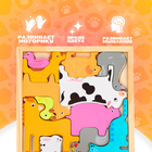 Пазл в рамке «Домашние животные» 16,6 × 16,6 × 1,2 см - Фото 3