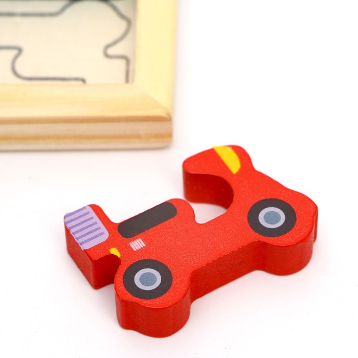 Детский развивающий пазл в рамке «Транспорт» 16,6 × 16,6 × 1,2 см 54593