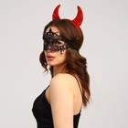Карнавальный набор «Истинное зло» (ободок+маска) - Фото 3