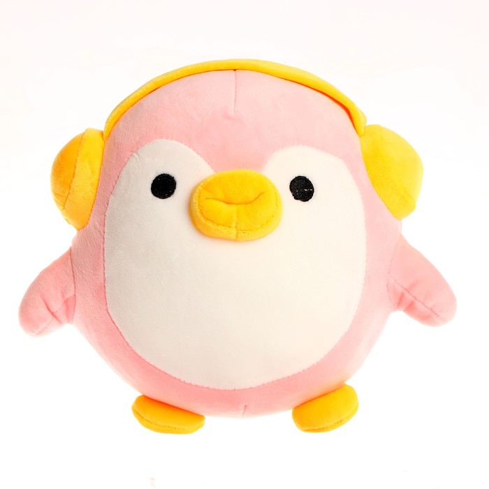 Мягкая игрушка «Пингвин в наушниках», цвет МИКС - Фото 1
