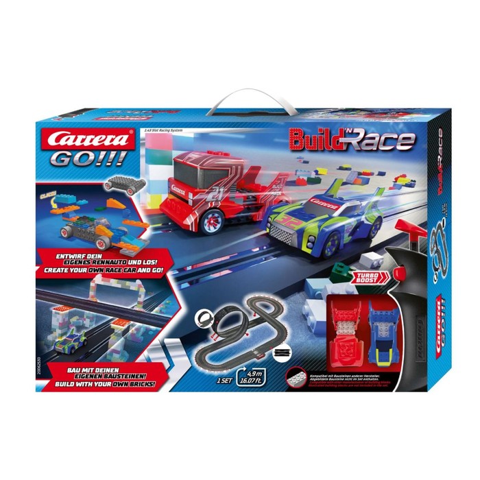 Трек гоночный Carrera Go: Build 'n Race, 4.9 м - Фото 1